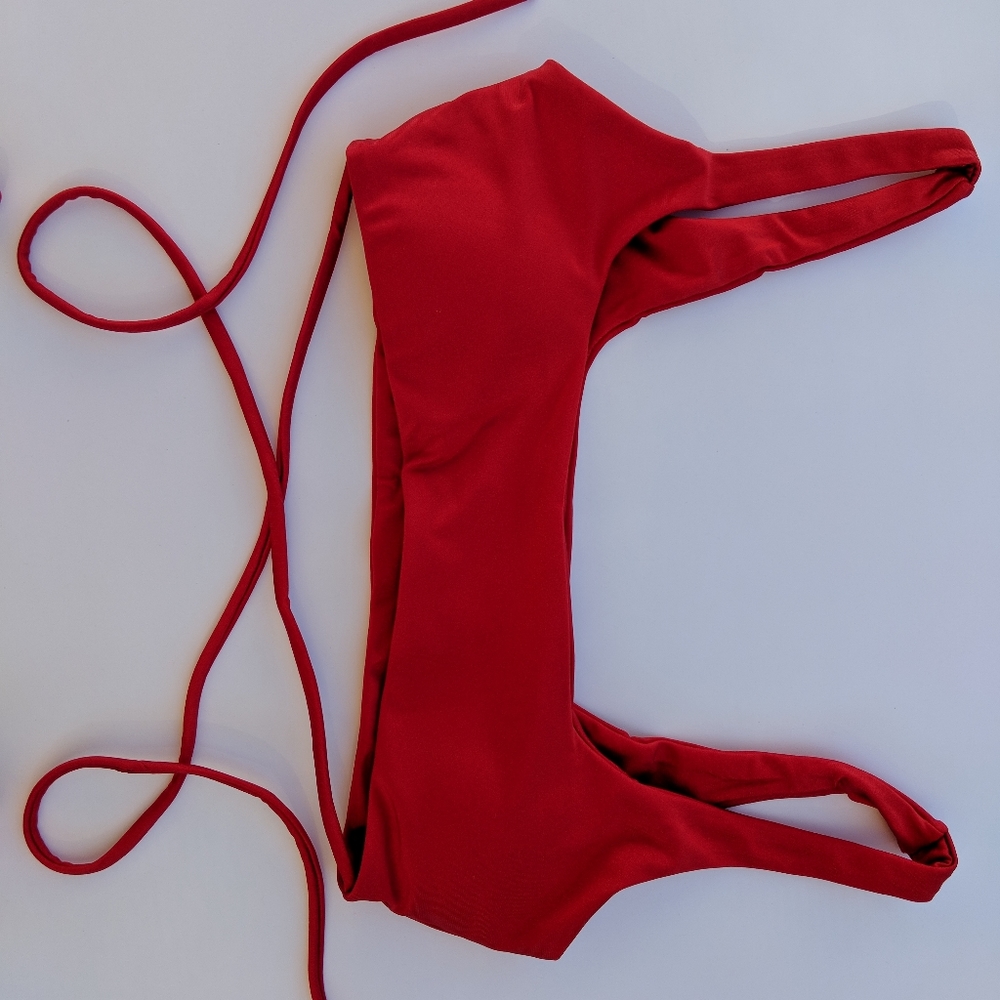 Red Underboob Bikini TOP